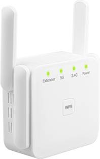 ROCKTECH Dual Band WiFi Repeater Range Extender, Boost Signal Strength WiFi Range Extender 5 GHz, 2.4 GHz 1200 Mbps Wifi Speed Dual Band Internal Antenna Access Point Mode