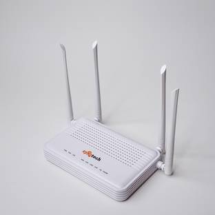 Syrotech SY-2010 XPON-1200mbps Wireless Router 2.4 GHz, 5 GHz 1200 Mbps Wifi Speed Dual Band External Antenna Ethernet (Cable Broadband)