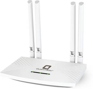 Quantron QWR-4G01 4G/5G SIM COMPATIBLE Router 2.1 GHz 300 Mbps Wifi Speed Dual Band External Antenna M...