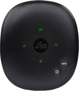 JioFi Router JMR 1140 4G Router 2.4 GHz 150 Mbps Wifi Speed Tri Band Internal Antenna MiFi (Sim Based)