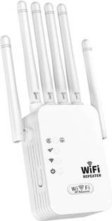 X88 Pro Indoor/Outdoor 6-Antenna WiFi Range Extender 2.4 GHz, 5 GHz 300 Mbps Wifi Speed Dual Band Exte...
