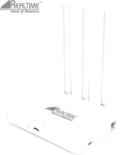 REALTIME Power of Biometrics W8plus Next Generation wifi router all sim connected Router 2.4 GHz 100 M...