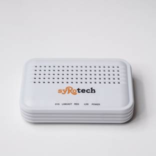 Syrotech XPON (EPON + GPON) ONU Modem for Fiber Broadband Connection | Wireless Router 0 GHz 1024 Mbps Wifi Speed NA Internal Antenna Ethernet (Cable Broadband)