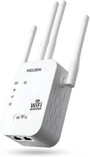 Melbon with 4 External Antennas, 4 LAN Ports Router 2.4 GHz 300 Mbps Wifi Speed Single Band External A...