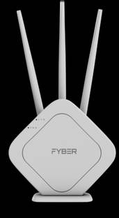FYBER FY4G-03A 4G Router 2.4 GHz 300 Mbps Wifi Speed Single Band External Antenna MiFi (Sim Based)