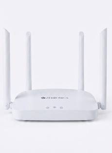 ZEBRONICS ZEB NETWIZ300A WiFi Range Extender 2.4 GHz 300 Mbps Wifi Speed Single Band Internal Antenna ...
