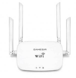 GameSir Smart Wireless WiFi Router with 4 External Antennas, 4 LAN Ports & AP Repeater Wireless Router...
