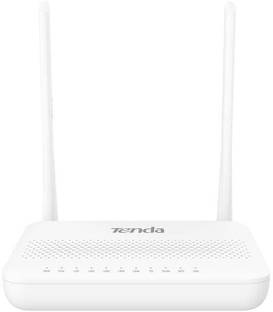 Tenda HG HG6 N300 Wi-Fi GPON ONT Wireless Router 2.4 GHz 300 Mbps Wifi Speed Single Band External Ante...