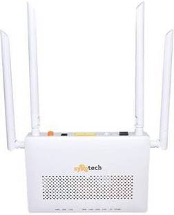 Syrotech SY-G/EPON-1110 WDAONT Wont 1200 Mbps Router Wireless Router Optical Network Unit with 4 Antenna Router 2.4 GHz, 5 GHz 1200 Mbps Wifi Speed Dual Band Internal Antenna Ethernet (Cable Broadband)