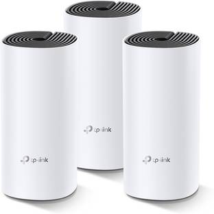 TP-Link Deco M4 AC1200 Mesh Router 2.4 GHz, 5 GHz 1200 Mbps Wifi Speed Dual Band Internal Antenna Ethernet (Cable Broadband)