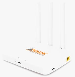 REALTIME Power of Biometrics W8-(plus) wifi Router best High-Speed Internet: 100–300 Mbps Router 2.4 G...