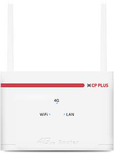 CP PLUS CP-XR-DE21-S-V2 WiFi-6 Compatible 5G Sim Connect with DVR/NVR/WiFi Camera 4G Router 2.4 GHz 150 Mbps Wifi Speed NA External Antenna MiFi (Sim Based)