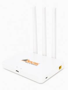 REALTIME Power of Biometrics W8+ High Speed 4G LTE WiFi Router 4G Router 2.4 GHz 100 Mbps Wifi Speed S...