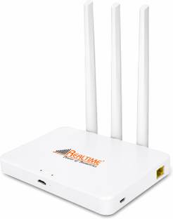 REALTIME Power of Biometrics W8+ 4G LTE SIM Based Wireless WiFi Router | Triple Antenna | Supports All...