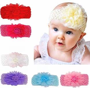 RP Bazaar Bow Tie random design and colour pack of 6 Rubber Band