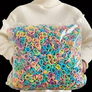 RP Bazaar Mini Rubber Band, Hair Rubber Band for Kids, Rubber Band (Pack of 100) Rubber Band Rubber Band