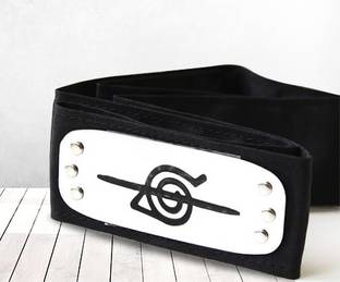 CRAZYGOL Itachi Naruto Anime Konoha Headband Cosplay Accessories Line Naruto Anime Konoha Headband Cosplay Accessories Rubber Band