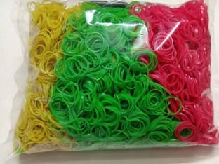 PRIME SALESS Rubber Mart- Rubber Bands for Office, Home and Kitchen (Multi-Color, 2 Inch) Pack of 100 Grams Rubber Band