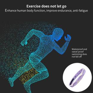 james Anti-Static Negative Ions Wristband, Bracelet Balance Energy Sports Bracelet Wristband for Men and Women, Boy and Girl Rubber Band