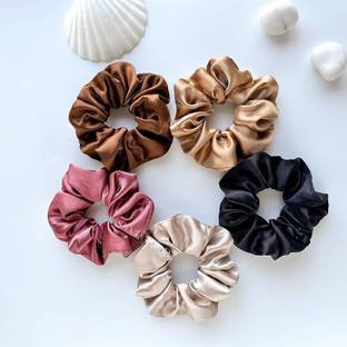 Elista SCRUNCHIES velvet, silk, cotton, satin, and knit. Perfect for all hair types! Rubber Band