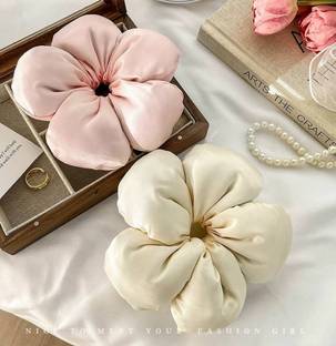 SHINE SCRUNCHIES flower-shaped hair Scrunchies Rubber Band