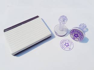 fino mohar Raund Ink pad csp Fino Payments Bank Stamp mohar Raund and Blue Colour Stamp Ink pad (one Stemp 1 Paid)