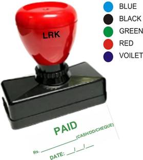 LRK Rubber Stamp PAID Self Ink Stamp