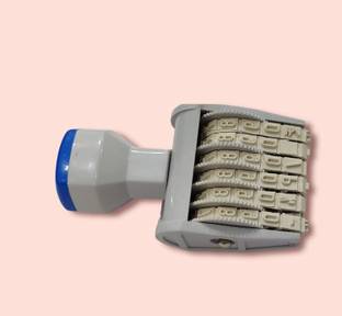 Justin 6 digit number stamp rolling