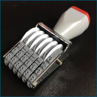 JSMSH Number Stamp (Incl. ?, Kg, Gm, No.) - 6 Digits(Without Pad/Manual/Rolling Bands)(Pack of-2) 6 Digit Stamp/ 6 Number Stamp