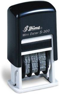 SHINY Self Inking S-300 Pre-inked Dater Stamp