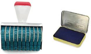 dinojames 10 digit Numbering stamp rubber