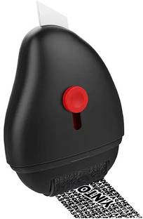 Birudmart Identity Protection Roller Stamp with Built-in Plastic Art Knife, Roller Stamp for Mail, ID Blackout Privacy Confidential and Address