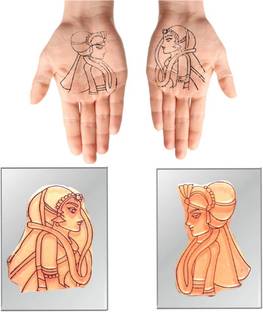 Monotech Enterprises Mehandi Supporting tools for Groom & Bride Self Design with easy and short time. Mehandi Design Tool