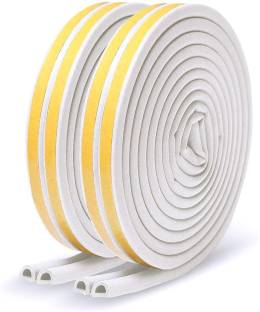 Bellveen D Shaped Self-Adhesive Epdm Doors and Windows Rubber Weatherstrip 6 Meter 10 mm Table Tennis Rubber