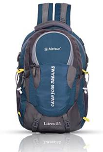 Matsun Large 55 L Laptop Backpack Premium Waterproof Bag For Travelling Trekking