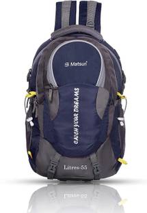 Matsun Large 55 L Laptop Backpack Premium Waterproof Bag For Travelling Trekking