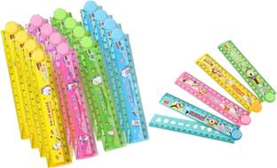 PADORA Multiple design foldable scale for kids for study Ruler