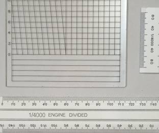 UEI PATWARI TAANK OF 1/4000/ SWACHH GUNIYA WITH SURVEY SCALES SET Ruler