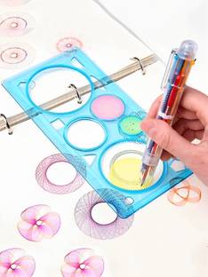RTY Designer Ruler Spirograph For Kids Multi Design We Can Make Ruler Ruler