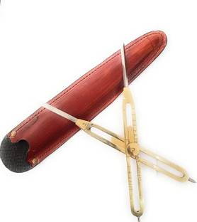 APAX Nautical Brass Proportional With Leather Case Ruler