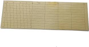 FOMOFY STORE Brass Patwari Diagonal Scale With Permanent Engraving Marking 1/4000 Ruler