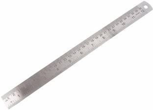 PMW Steel Scale - Ruler - 1 Foot (30 cm/ 12") - (Set of 3 Scales) Ruler