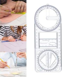MOREL Drawing Ruler for Creative Learning Drawing & Measurement Ruler