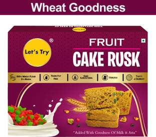 Let's Try Fruits Cake Rusk Fruit flavored Cake Rusk