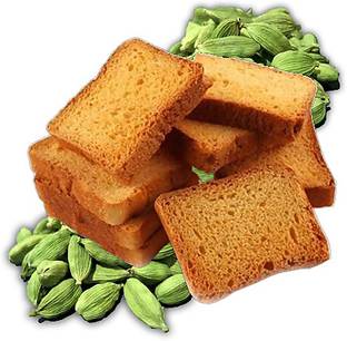 The Paratha & Ready Bites premium Tea Time Toast Elaichi Rusk Elaichi flavored Rusk crunchy flavored Elaichi Rusk