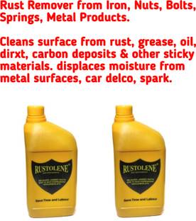 Shyam Sarowar Pidilite Rustolene -Rust Remover, Grease, Oil, Liquid 500 ml - Pack of 2 Rust Removal Solution