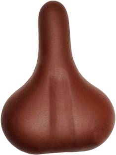 Kross Bicycle Seat, fits All Cycles, Soft PU Saddle, waterproof, 215499 - Brown Saddle