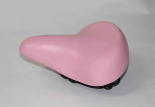 Kross Bicycle Seat, fits All Cycles, Soft PU Saddle, waterproof, 230053 - Pink Saddle