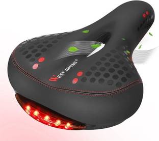 CYCLOWN PREMIUM QUALITY DESIGNER HEAVY DUTY CYCLE SEAT WITH LED TAIL LIGHT. Saddle