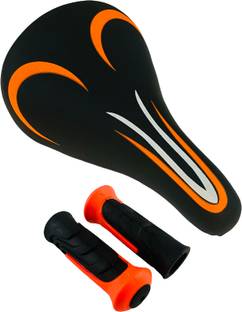 impetus Kids Bicycle Saddle Grip Handle Combo Cycle Seat Handlebar Grip 14-20 Inch Child Saddle